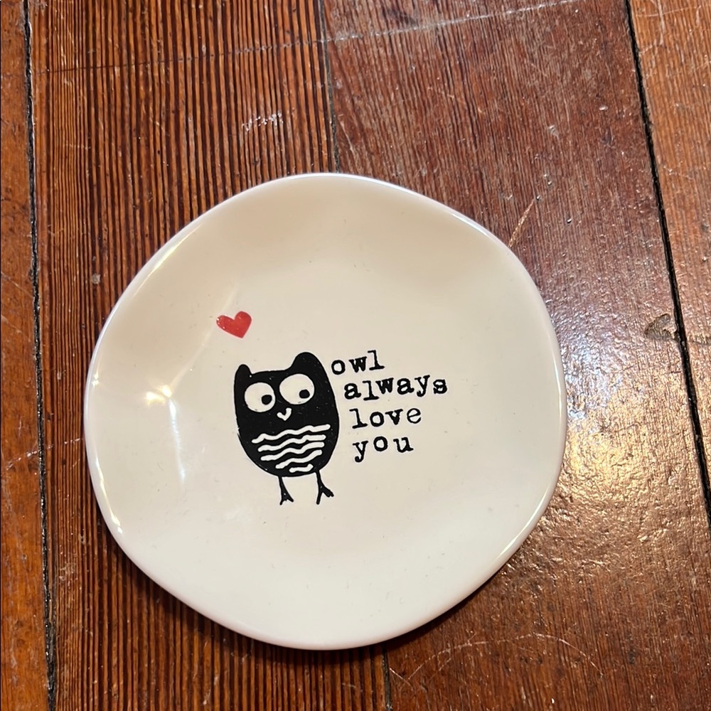 Cute Owl Trinket Dish